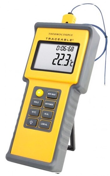 Thermocouple Thermometer Digital 2 Sensors & Probe Measurement Test Meters