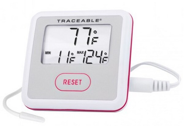 Wall/Room Thermometer Maximum-Minimum, NIST Traceable Certificate